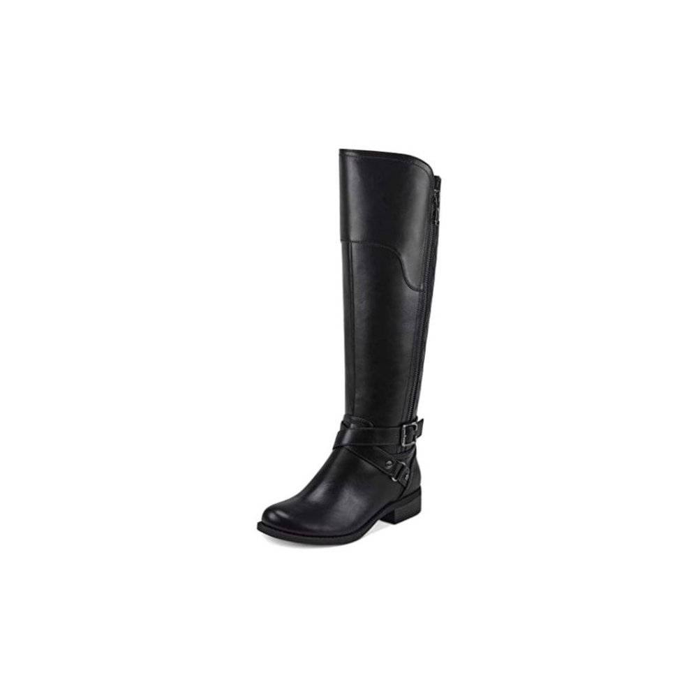 G by Guess Women's Shoes Haydin Leather Almond Toe Knee High Fashion Boots